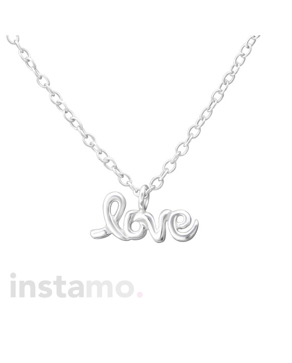 Strieborný prívesok s retiazkou