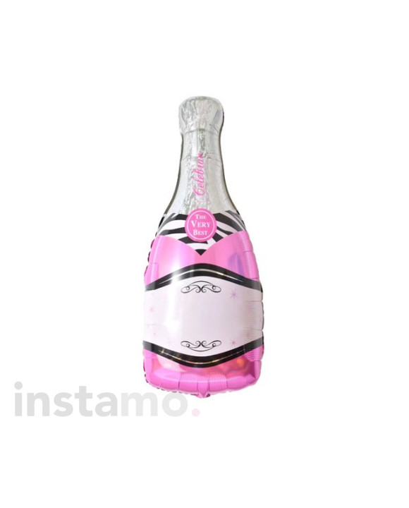 Balón ve tvare růžového šampaňského-157488-20