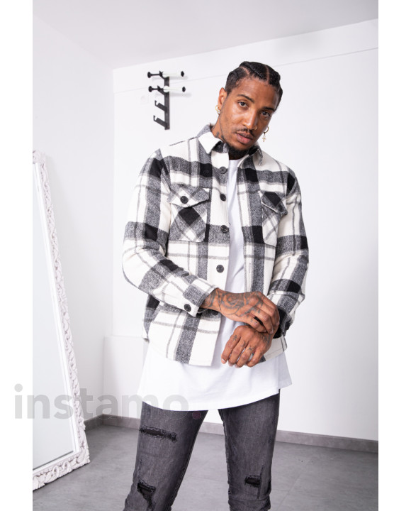 Černo bílá vrchní košile-253037-20