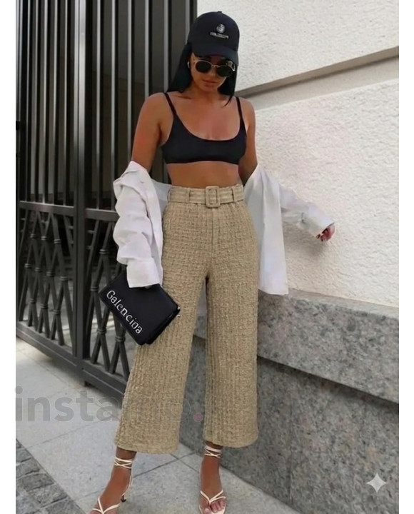 Hnědé mušelínové kalhoty-326321-20