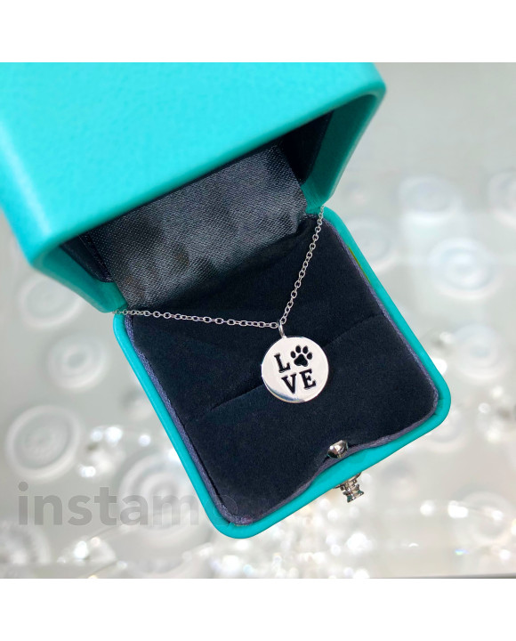 Stříbrný náhrdelník LOVE-271792-20