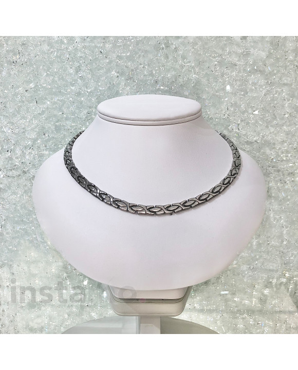 Dámský ocelový náhrdelník-278760-20