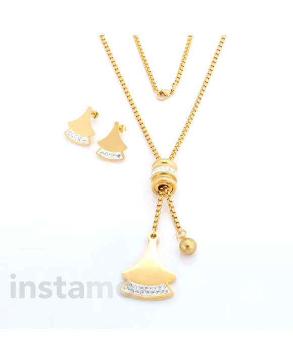 Pozlacená ocelová souprava-206292-20