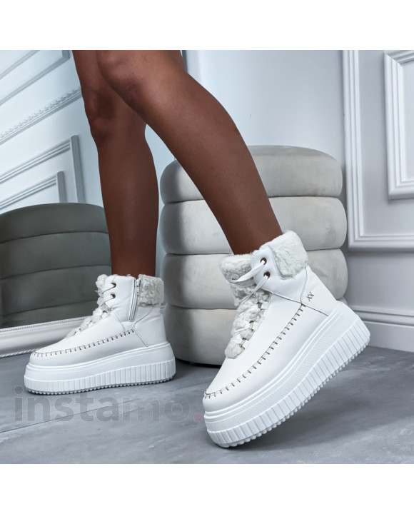 Bílé zateplené boty-321405-20