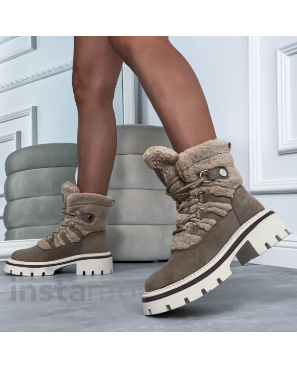 Světle hnědé polokozačky-323496-20