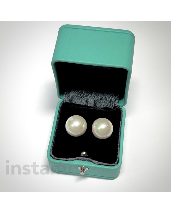 Dámské ocelové náušnice perla MAXI-303909-20