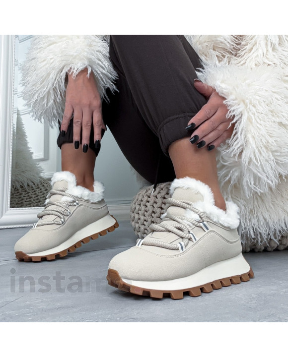 Béžové zateplené tenisky-323679-20