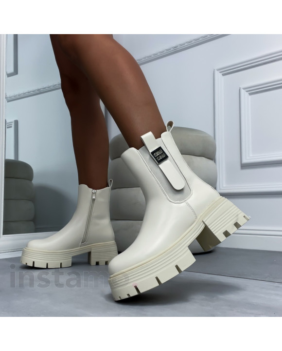 Béžové polokozačky-309030-20