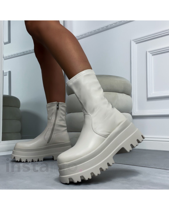 Béžové polokozačky-292936-20