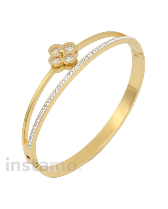 Dámský pozlacený náramek-195807-20