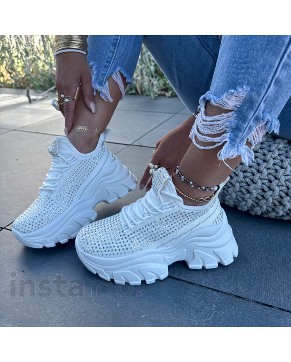 Bílé tenisky s kamínky-317746-20