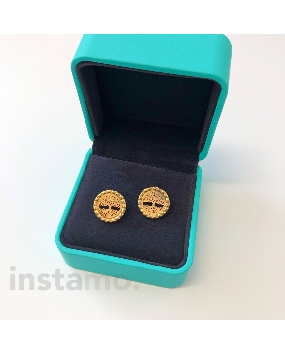 Pozlacené náušnice strom života-283062-20