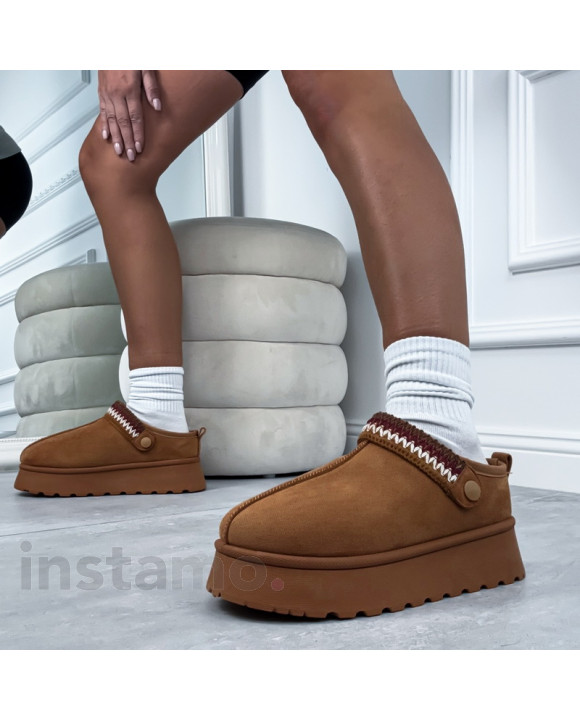 Hnědá nasouvací obuv-322750-20