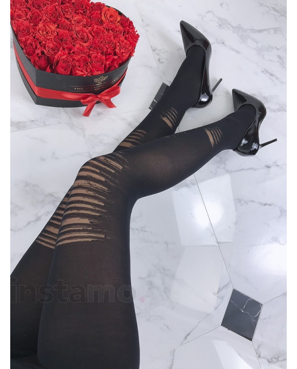 Dámské černé punčošky-182102-20