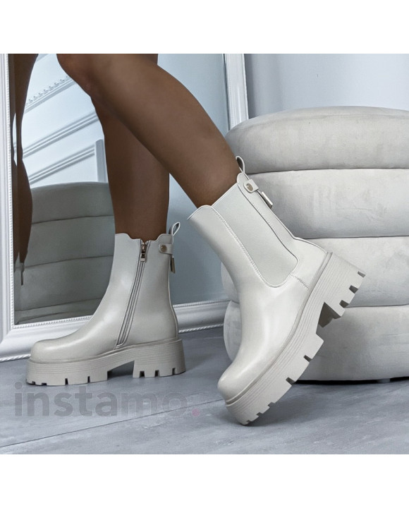 Světle béžové polokozačky-295523-20