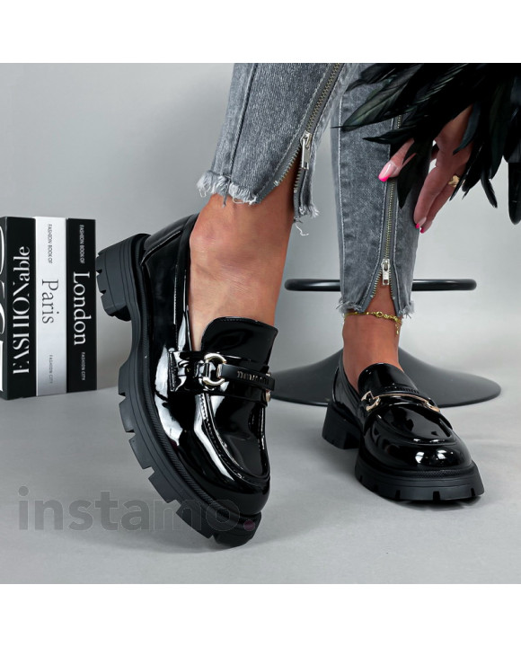 Černé lakované mokasíny-308181-20