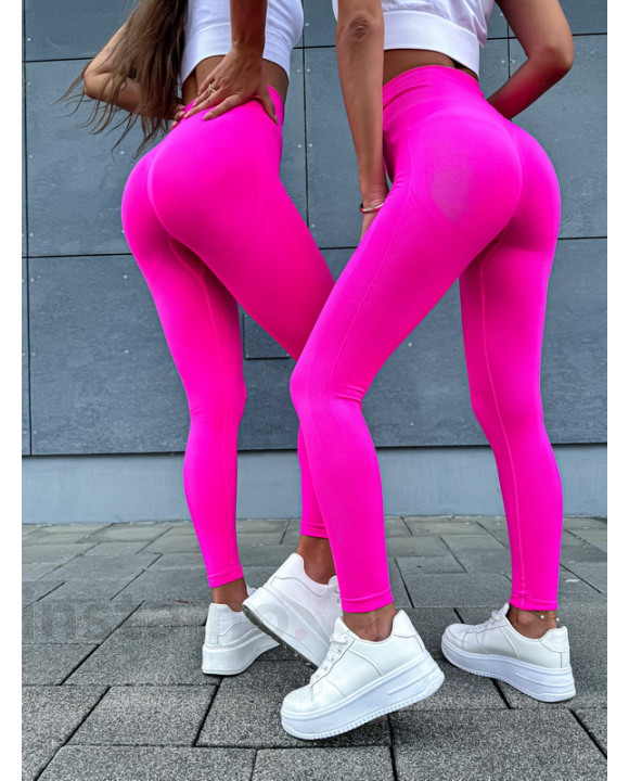 Růžové push-up legíny-310040-20