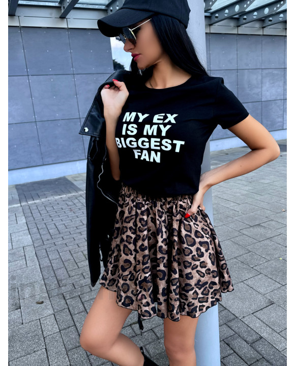 Černé tričko ´´MY EX´´-310364-20