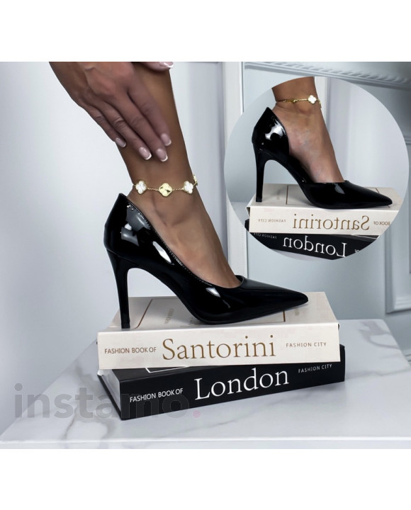 Černé lakované lodičky-312592-20