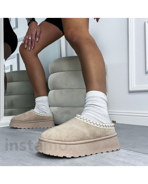 Béžová nasouvací obuv-313169-20