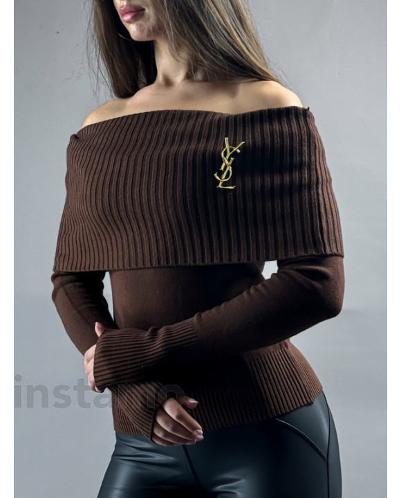 Hnědý svetr-313215-20