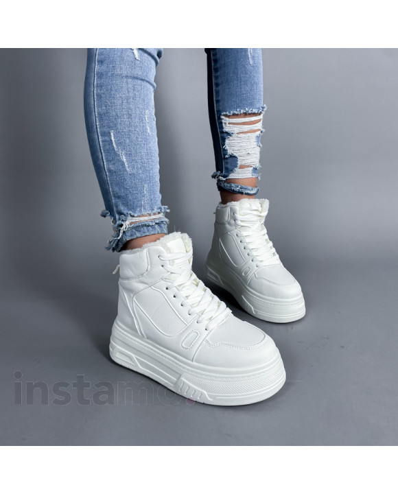 Světle béžové zateplené kotníkové tenisky-313622-20