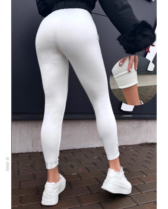 Bílé zateplené legíny-313983-20