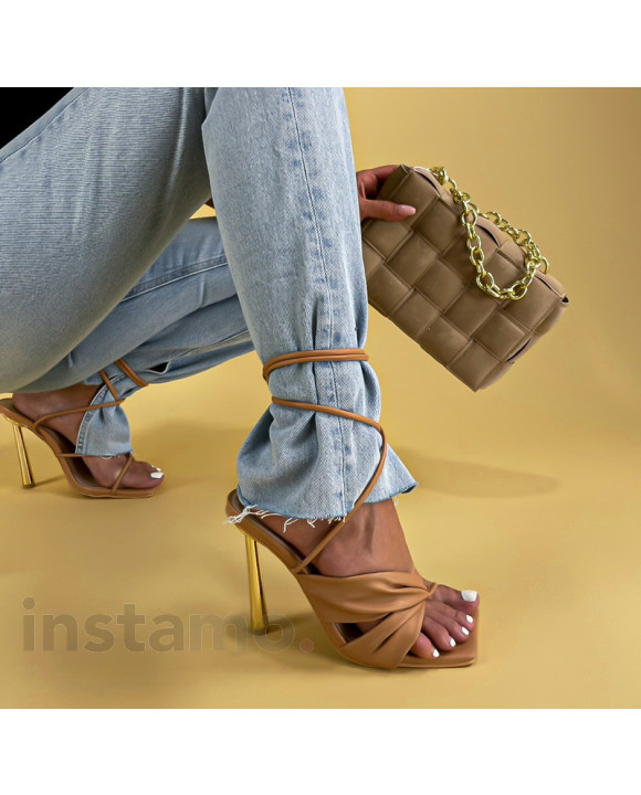 Béžové sandále na vázaní-268038-20