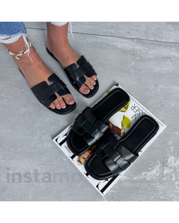 Černé pantofle-318718-20