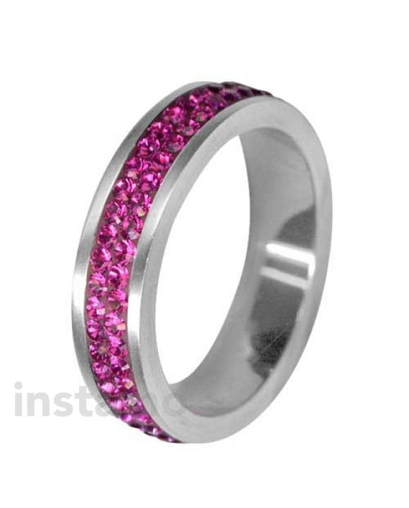 Dámsky oceľový prsteň