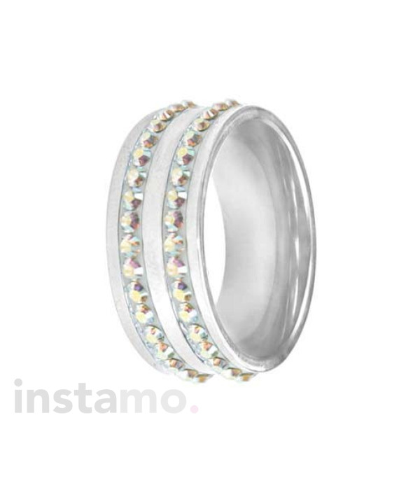 Dámsky oceľový prsteň