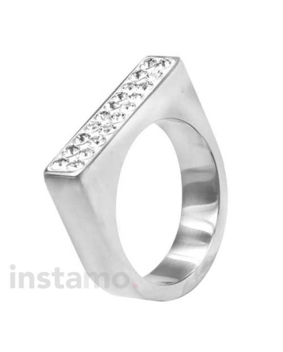 Dámsky oceľový prsteň