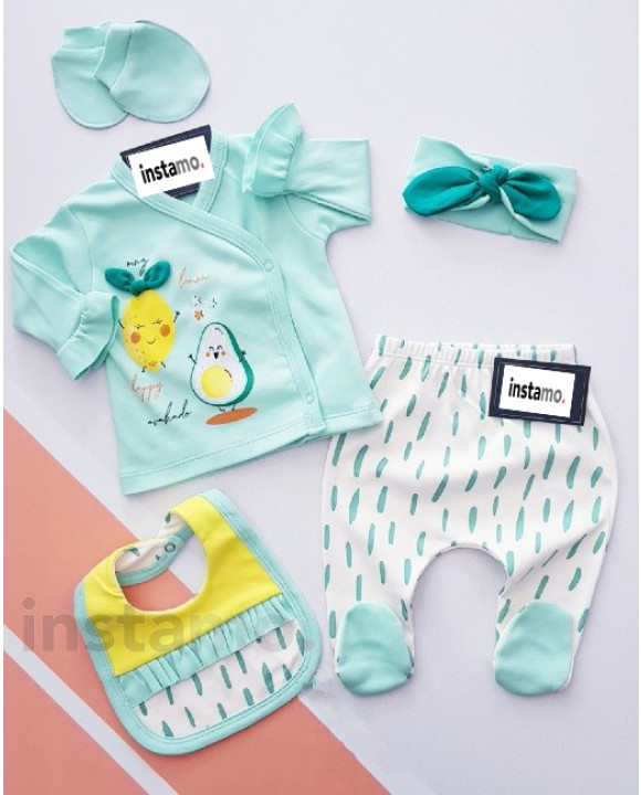 Zelená pětidílná avokádo souprava-270059-20