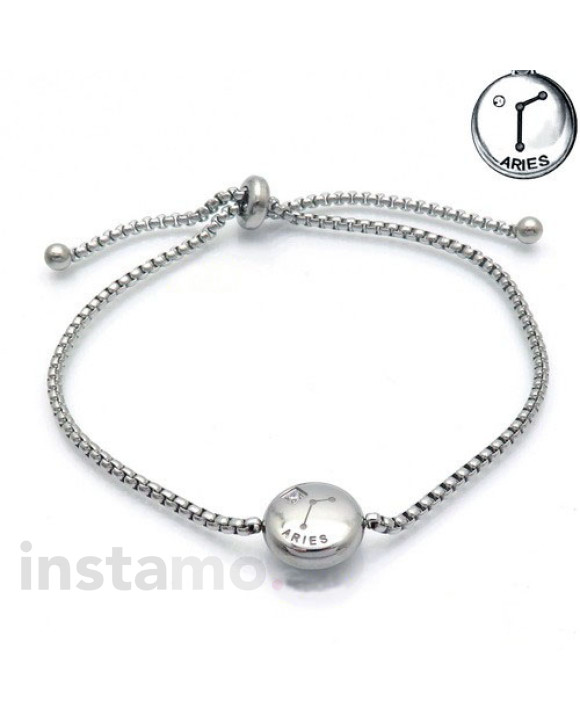 Ocelový náramok souhvězdí Beran-196546-20