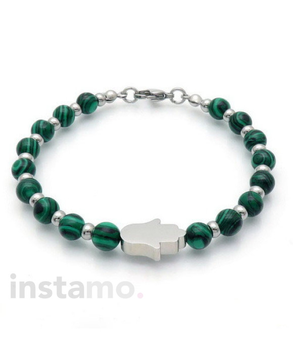 Ocelový kuličkový náramek-292458-20