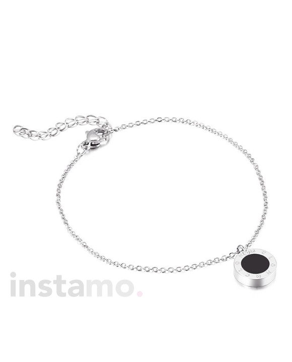 Dámský ocelový náramek s přívěskem-316268-20