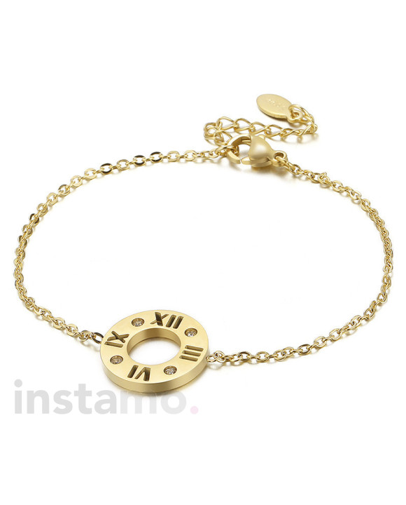 Dámský ocelový náramek s přívěskem-316264-20