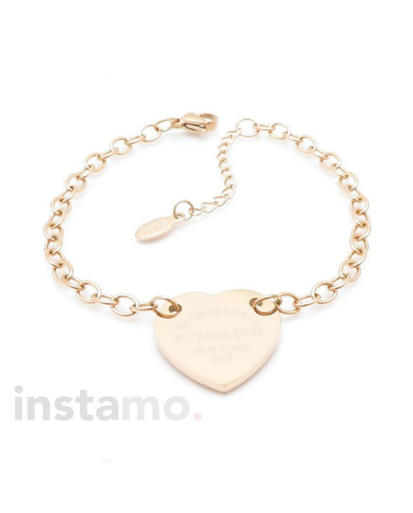 Dámský ocelový náramek s přívěskem TIFF-316272-20