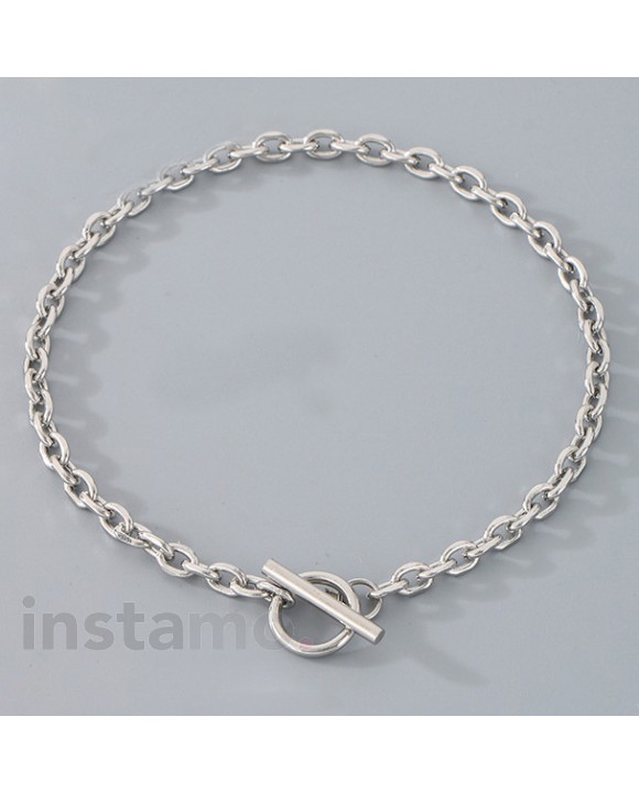 Dámský ocelový náramek pozlacený-316312-20