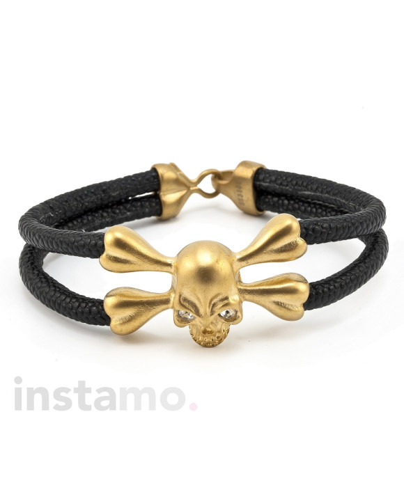 Pánsky náramok - lebka