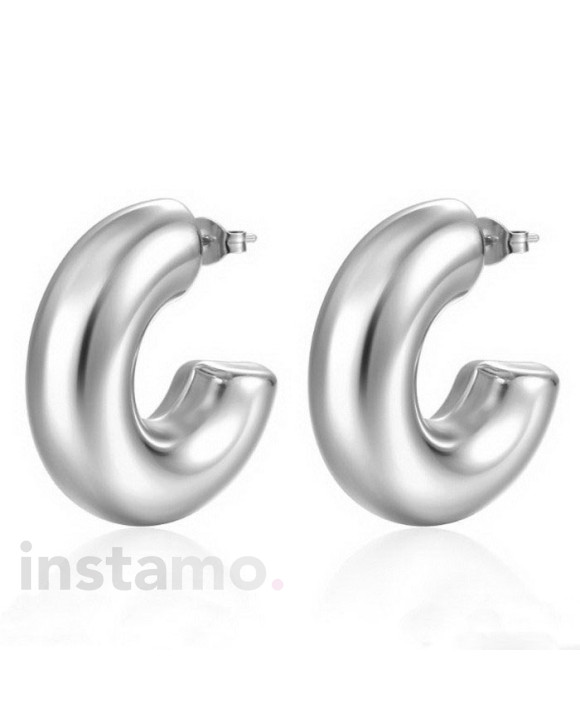 Ocelové náušnice kruhy-315947-20