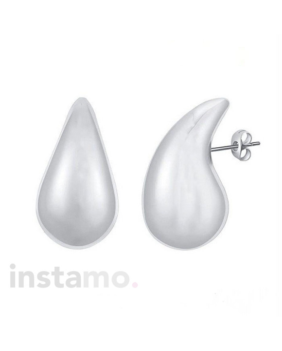 Ocelové náušnice slzy-299156-20
