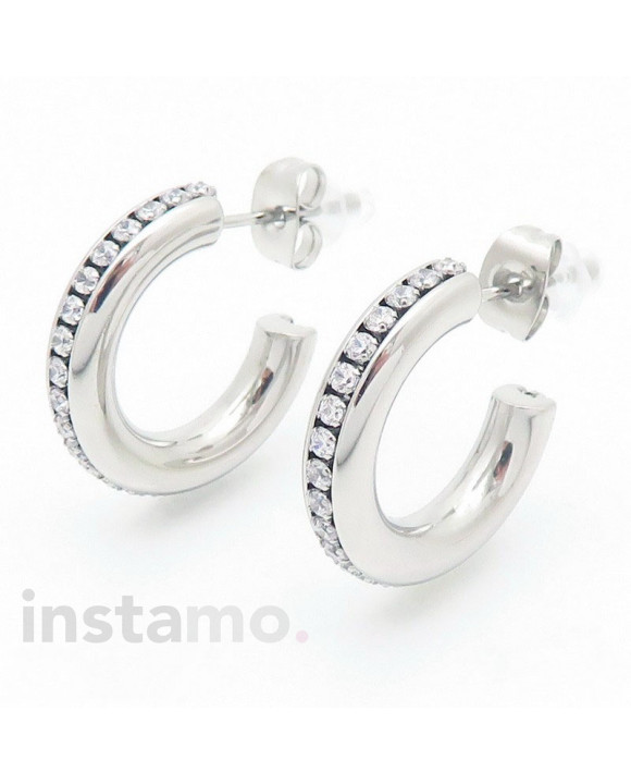 Ocelové náušnice kruhy-315937-20