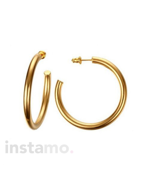 Ocelové náušnice kruhy-315963-20