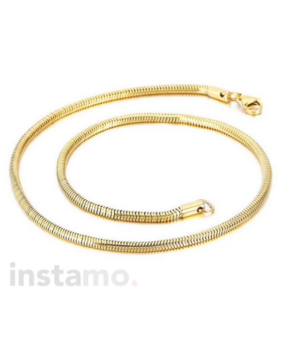 Ocelový řetízek pozlacený-315918-20