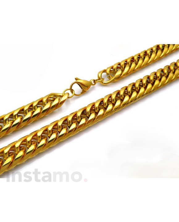 Pánský pozlacený řetízek hrubý-315856-20