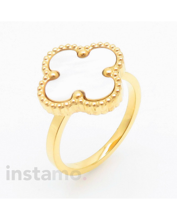 Ocelový prsten bílý-279464-20