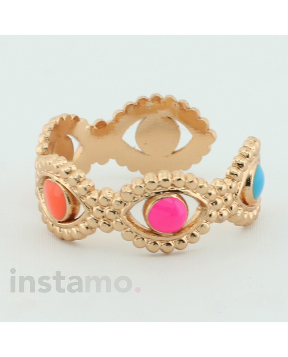 Nastavitelný ocelový prsten BOHO-316073-20