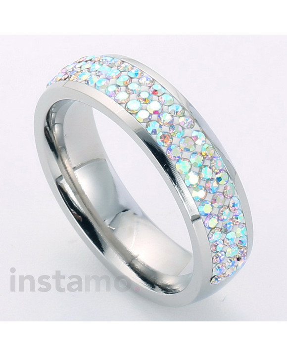 Dámský ocelový prsten-316201-20