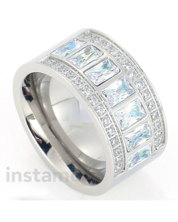 Dámský ocelový prsten-316233-20